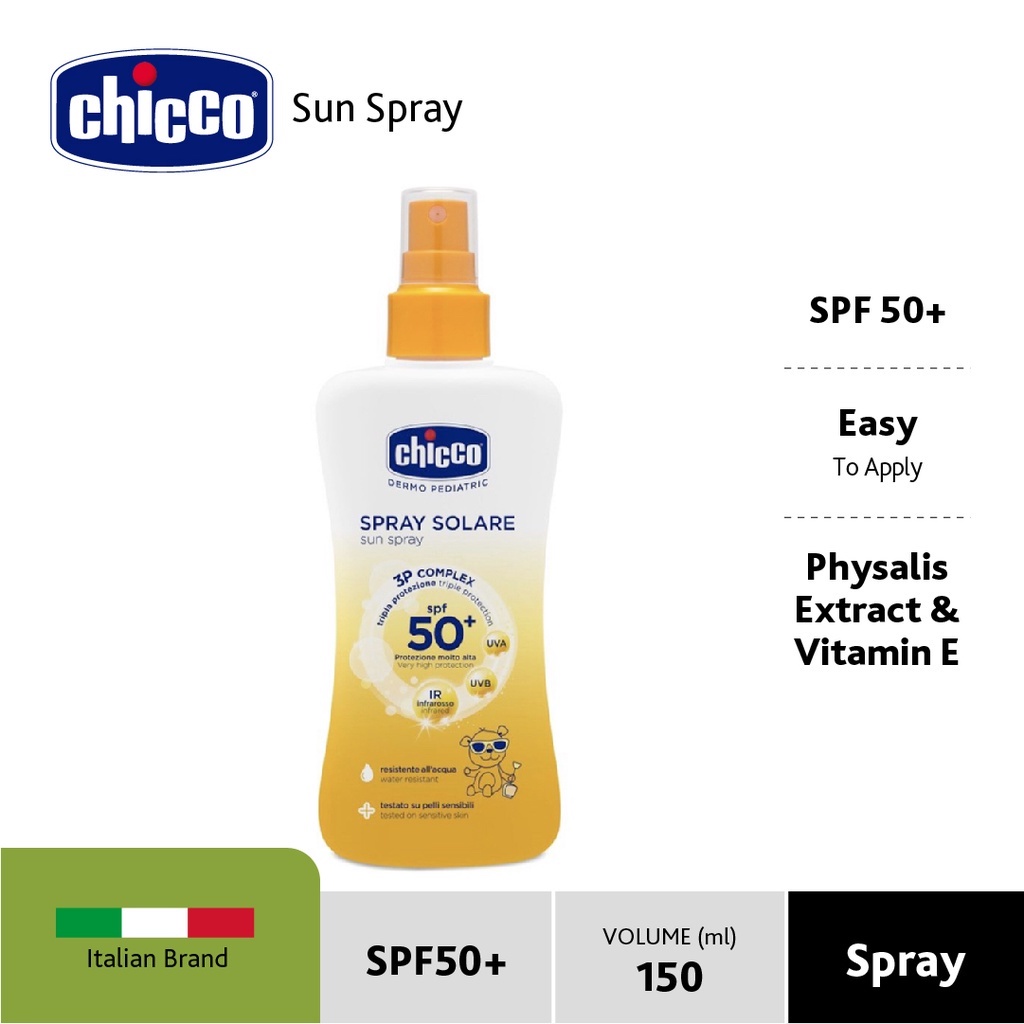 Chicco Sun Spray SPF50+ for Baby (150ml) | Shopee Malaysia