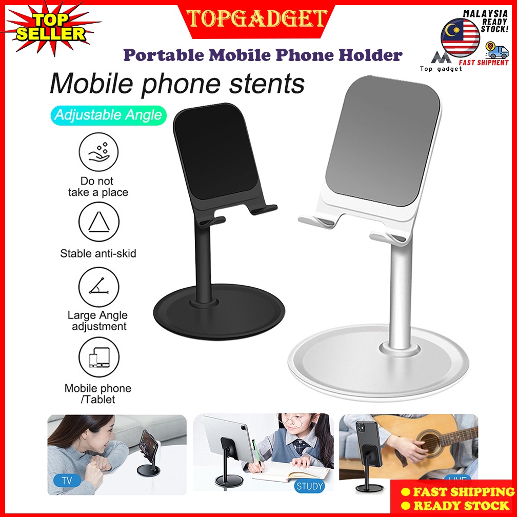 🔥Original Desktop Phone Holder Stand Mount Support Tablet Cell Phone Adjustable Portable Phone Holder