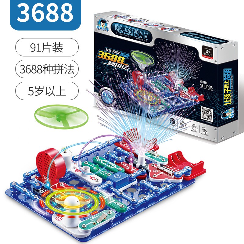 snap circuits 3d illumination electronics exploration kit