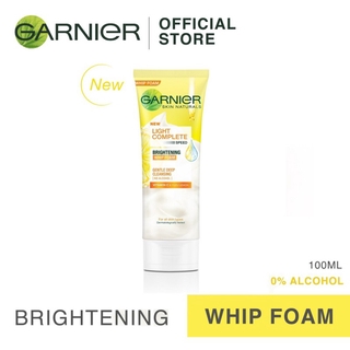Image of Garnier Light Complete Brightening White Foam 100ml (Gentle Deep Cleansing, Cleansing Foam, Skin Cleansing, Cleanser)