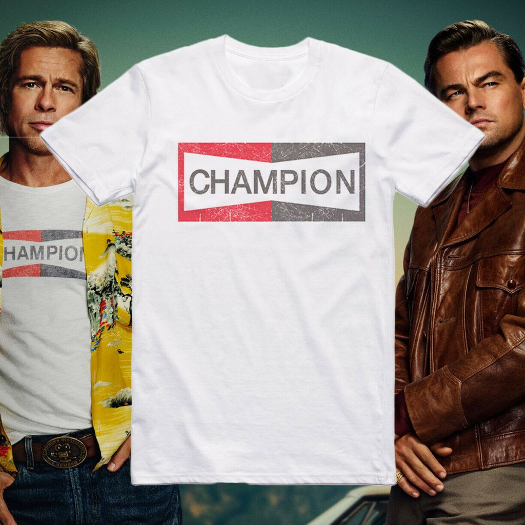 brad pitt t shirt champion