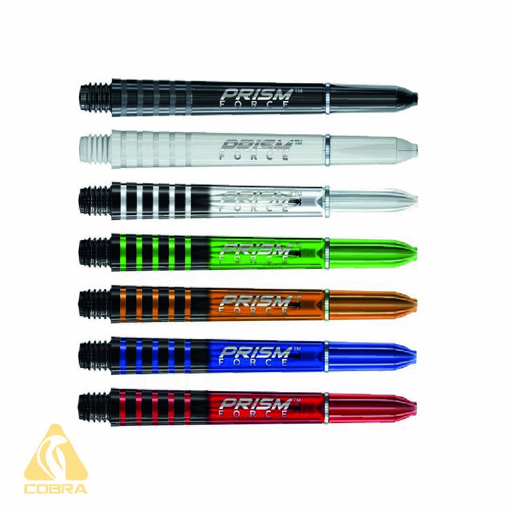 WINMAU Prism Force Aste Per Freccette In Policarbonato: 10 Set (30 Pezzi) Misura Media Verde - 3