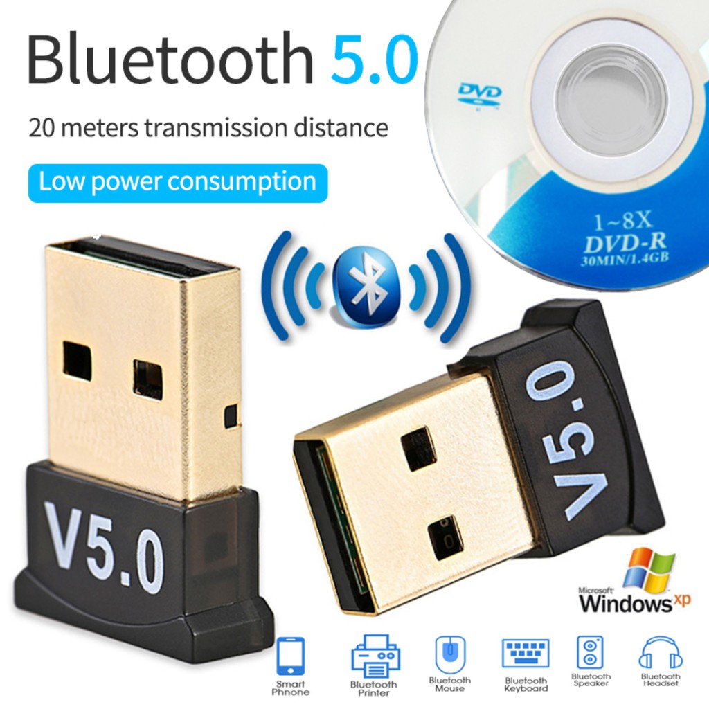 [[ HADIAH PERCUMA Wireless CSR 5.0 USB Bluetooth Adapter Transmitter Bluetooth Receiver Audio Bluetooth Dongle untuk Ko