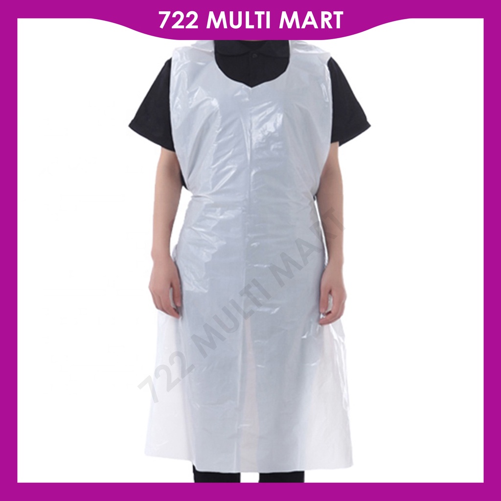 Thickened Premium Disposable Plastic Apron Kitchen Apron Plastik Dapur ...