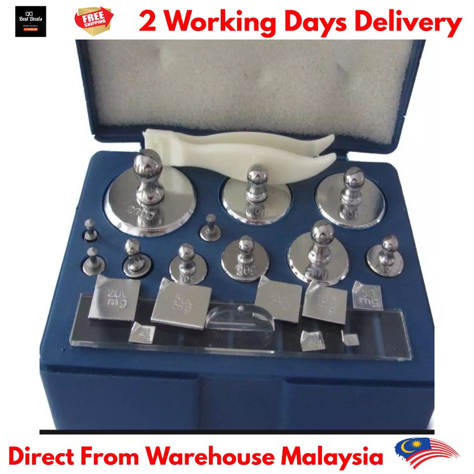 19Pcs M2 Grams Set Weight Digital Scale Precision Calibration ( 10mg