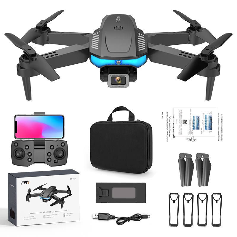 ใหม่ f185 Pro UAV กับหลีกเลี่ยงอุปสรรค wifi FPV UAV 4K กล้องสามารถพับ RC เฮลิคอปเตอร์สี่ใบพัด