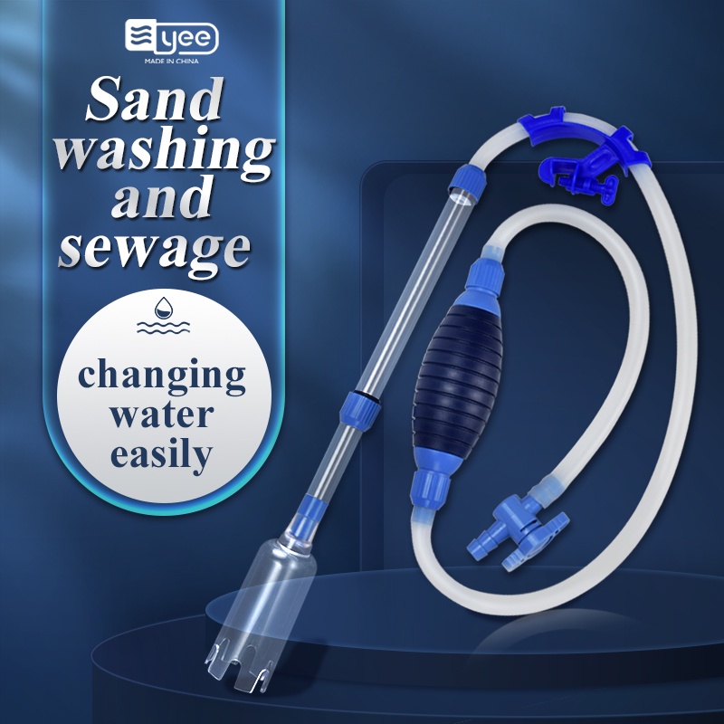 Yee Aquarium Water Changer Sand Washer Manual Water Changer Pump Fish Tank Suction Toilet Siphon