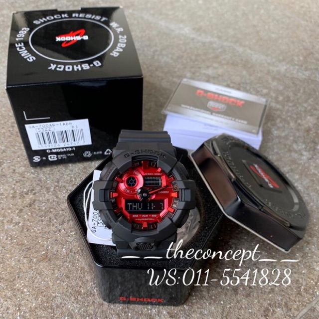 🔥100% Original Casio G-Shock GA-700AR-1 GA-700 | Shopee Malaysia