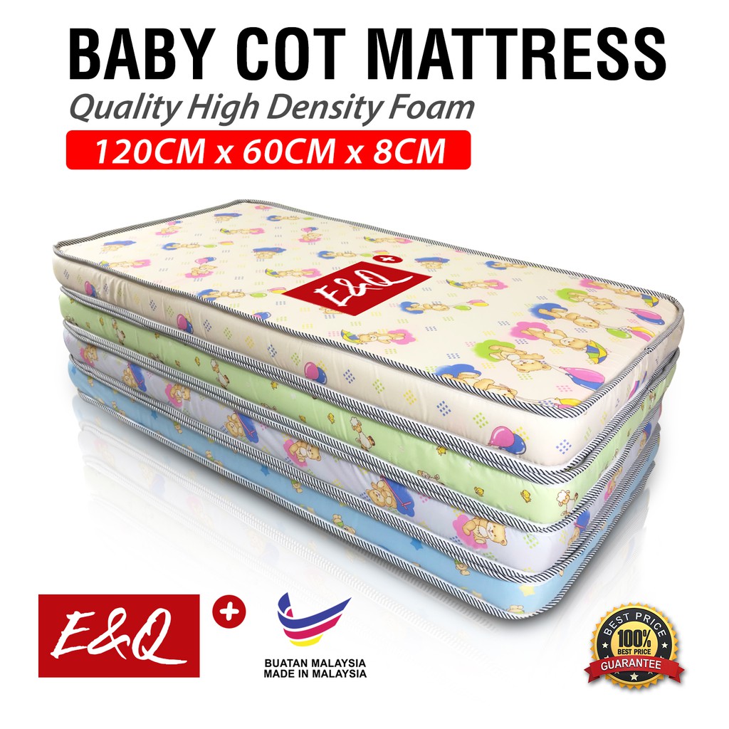 ENQ Baby Cot Mattress / Baby Tilam / Baby Mattress 60CM x 120CM x 8CM