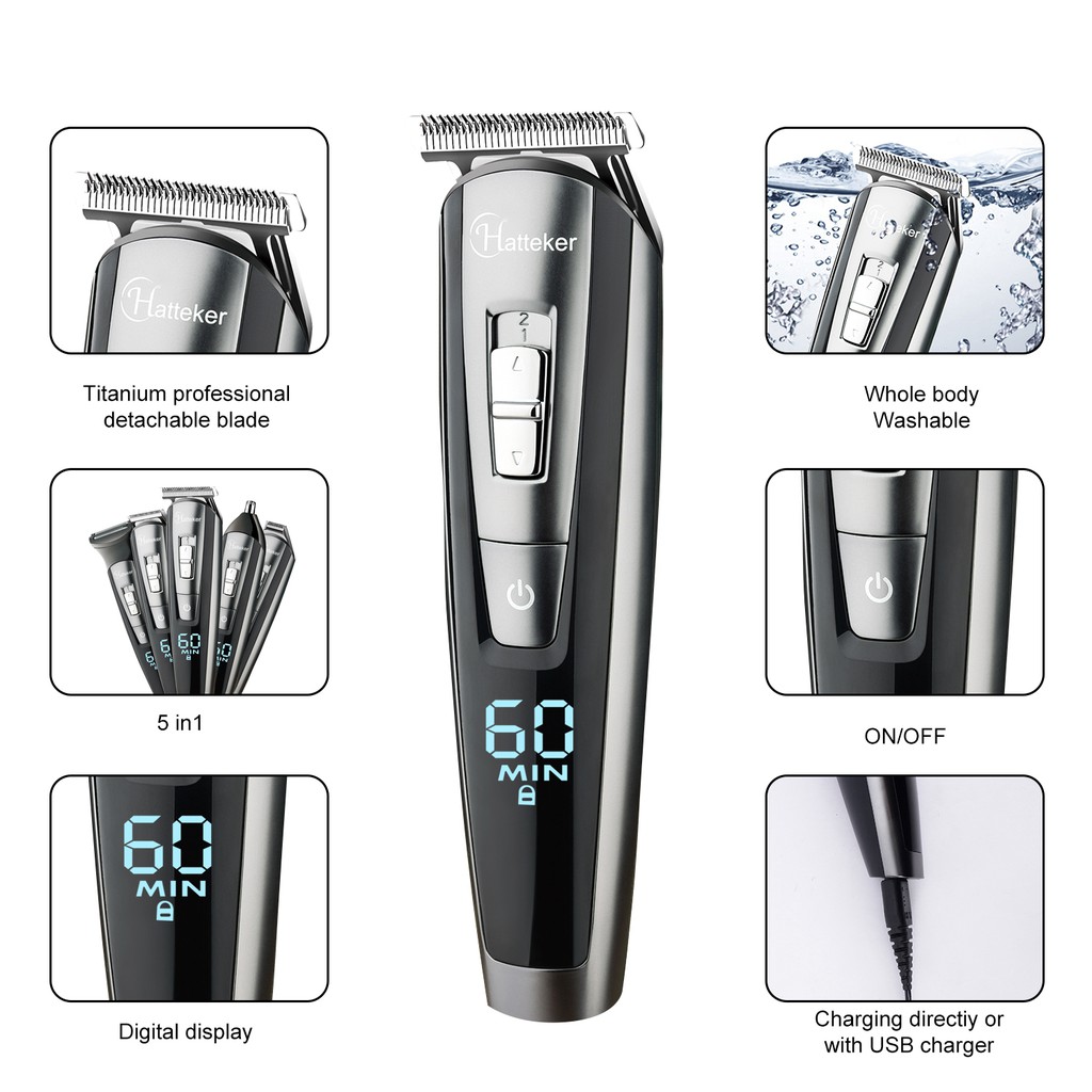 hatteker professional hair clipper