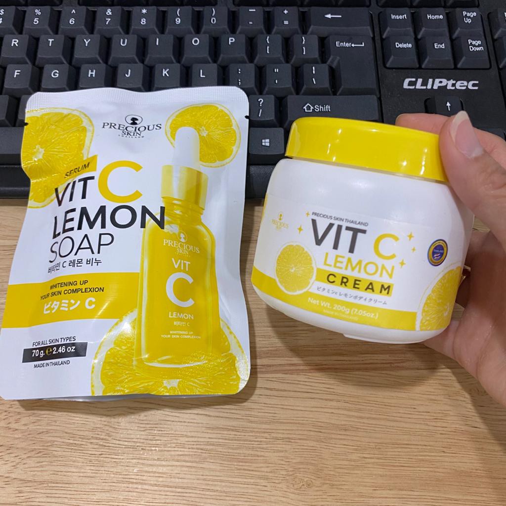 Lemon Serum Vitamin C by Precious Skin Thailand Collection (Cream