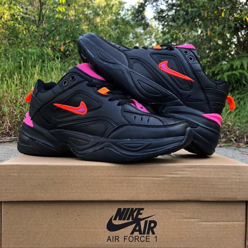 Nike M2k Tekno Black Pink Shopee Malaysia