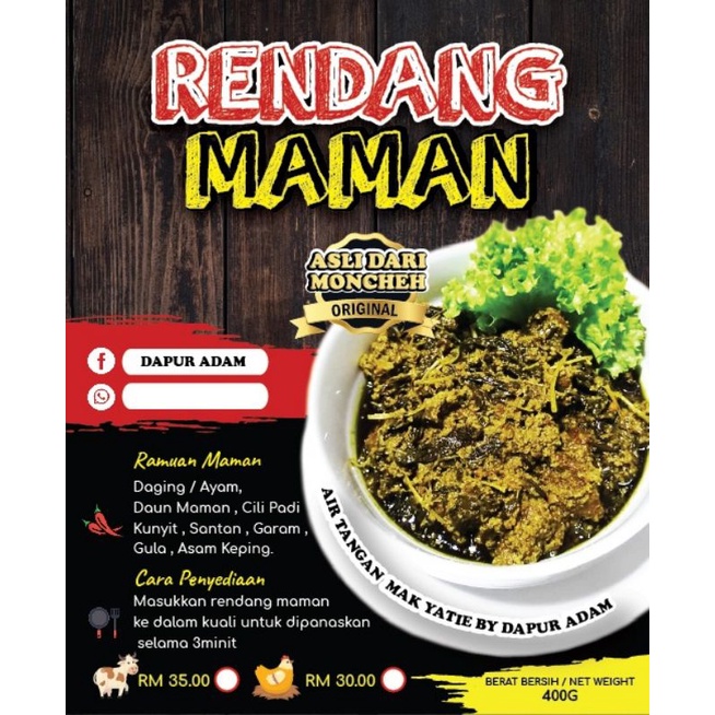 Rendang cili padi negeri sembilan