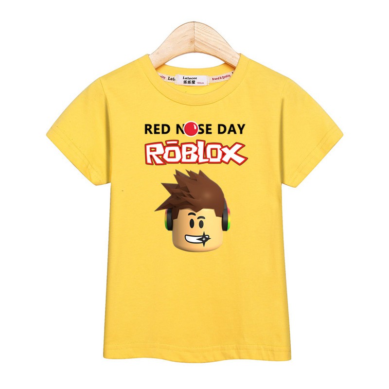 Summer Boy Roblox Clothes Baby Girl Short Sleeve Cartoon Tees Tops Kids T Shirt Shopee Malaysia - roblox boys girls kids cartoon short sleeve t shirt tops summer casual costumes girls party themes cartoon kids roblox