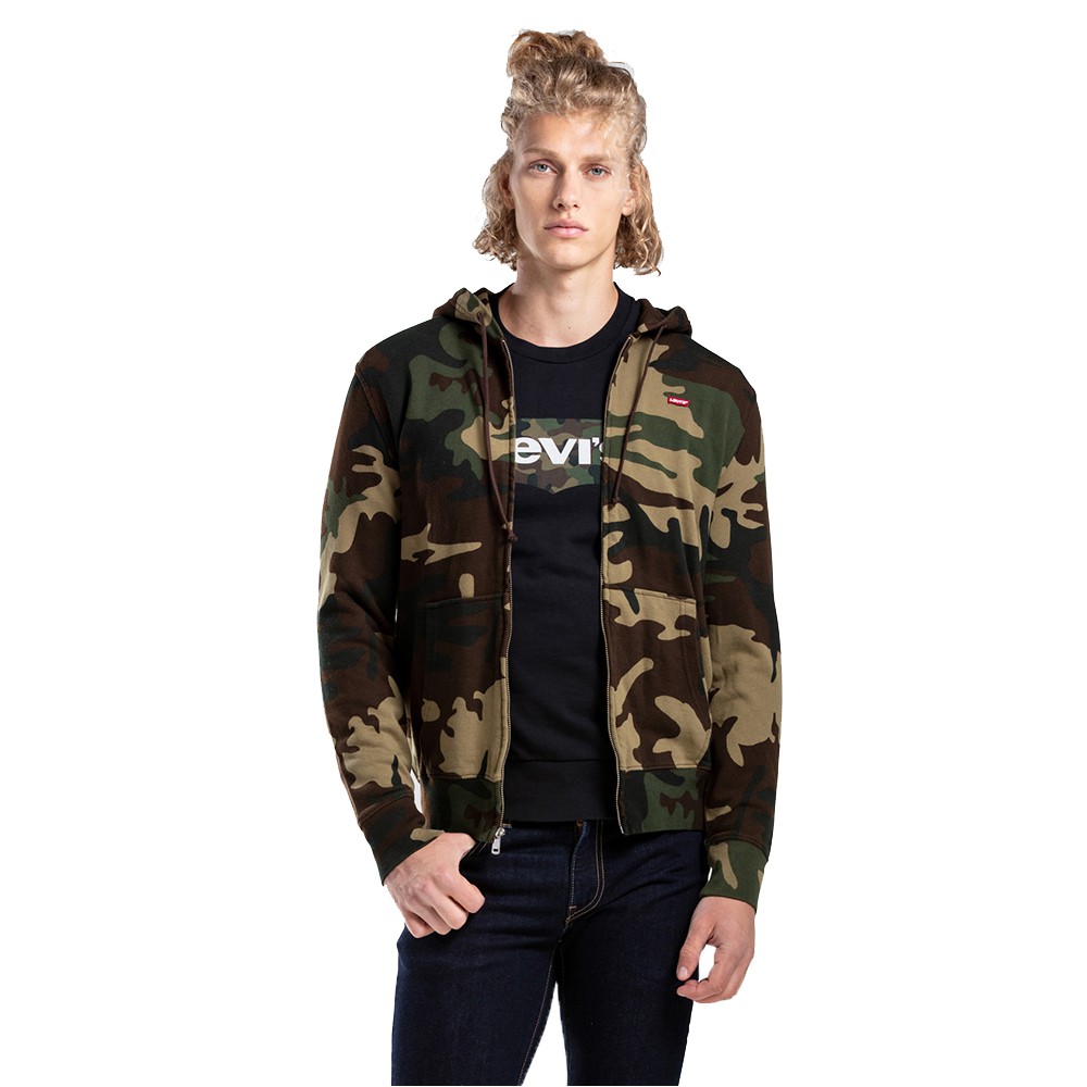 levi's camouflage hoodie