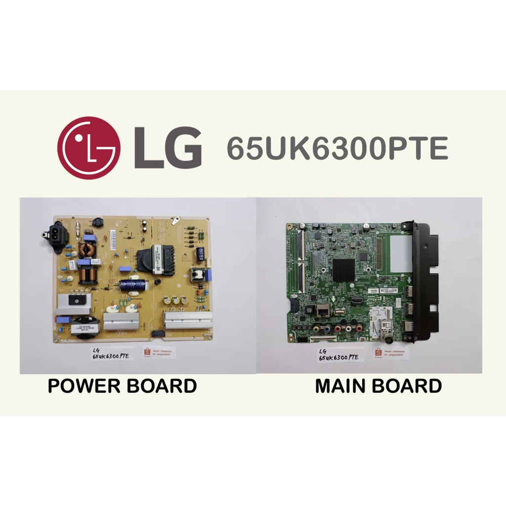 LG UHD HDR Smart TV 65UK6300PTE 65UK 6300PTE Power Board LGP65TJR18U1