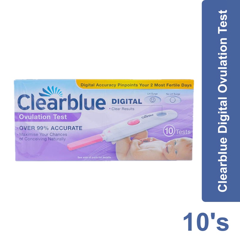 Clearblue Digital Ovulation Test 10 Tests (new Packing) 