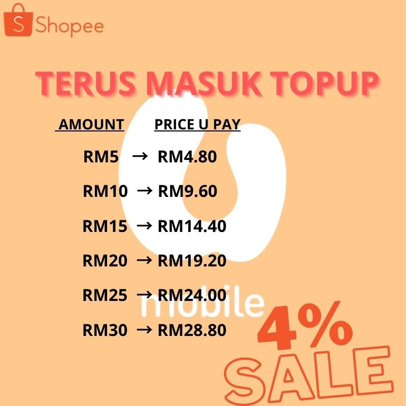 Umobile Offer Prepaid Topup