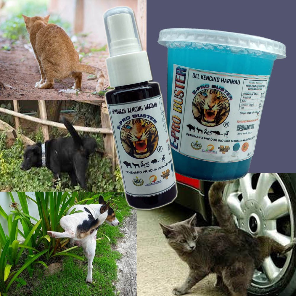 ReadyStock] Pengusir Kucing dan Anjing (Gel 180g, Spray 60ml)halau 