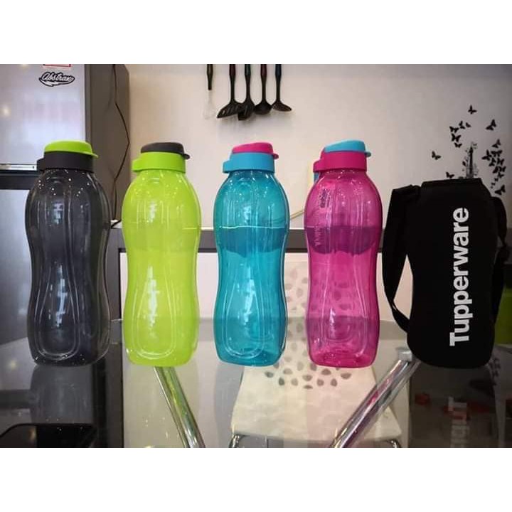 Tupperware NEW SIZE Eco Bottle Flip Top 1.5L (L10cm W9.3cm H29.5cm) LIMITED EDITION or eco bottle brush