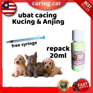 ubat cacing untuk Kucing Dan Anjing  Shopee Malaysia