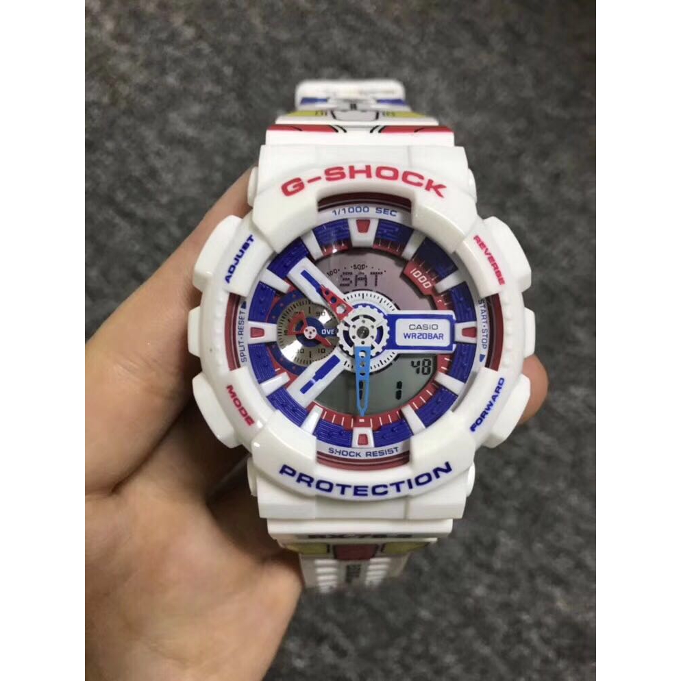 Casio G Shock Ga110 Gundam 40th Anniversary Joint Limited Edition Watch Unicorn Shopee Malaysia