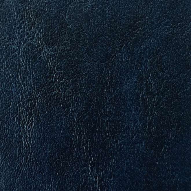 Italian Blue PVC Leather by half meter - 1.00 mm thickness - Faux Leatherette * crinkled semi-gloss finishing