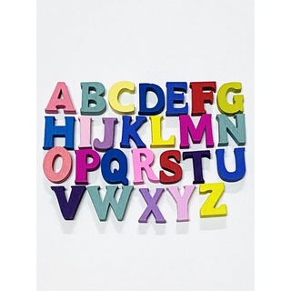 Wooden Alphabet Huruf Pilihan A-Z 10pcs