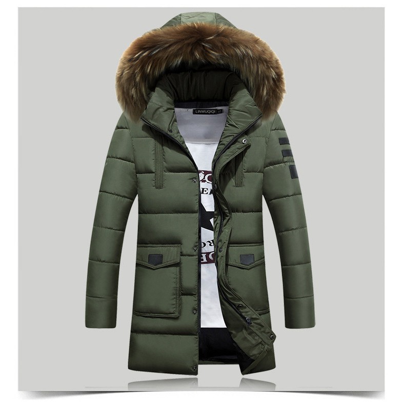 down jacket with fur hood mens