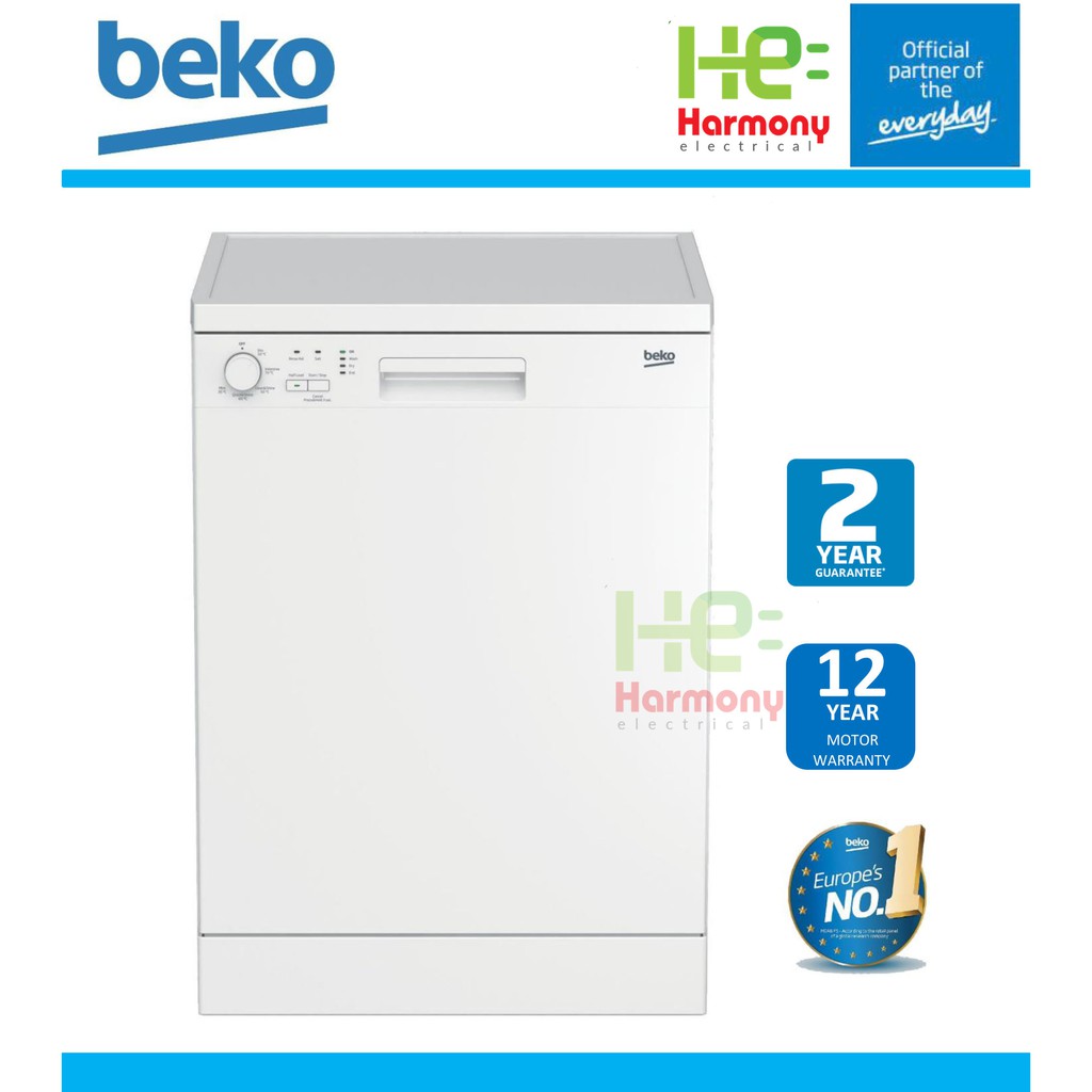 Beko Dishwasher ( Mesin Pencuci Pinggan Mangkuk ) DFN05R11W with 13