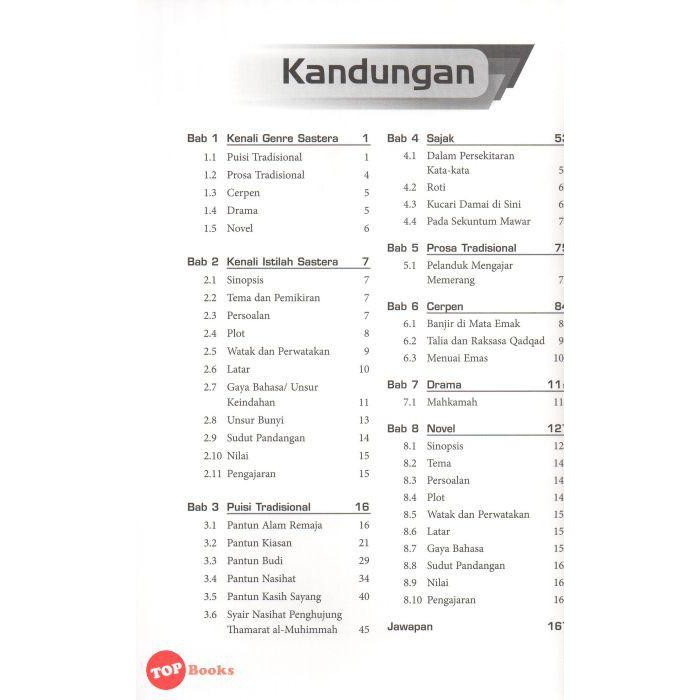 Topbooks Pelangi Kajian Komprehensif Komsas Antologi Baik Budi Indah Bahasa Novel Meniti Impian Tingkatan 2 Shopee Malaysia