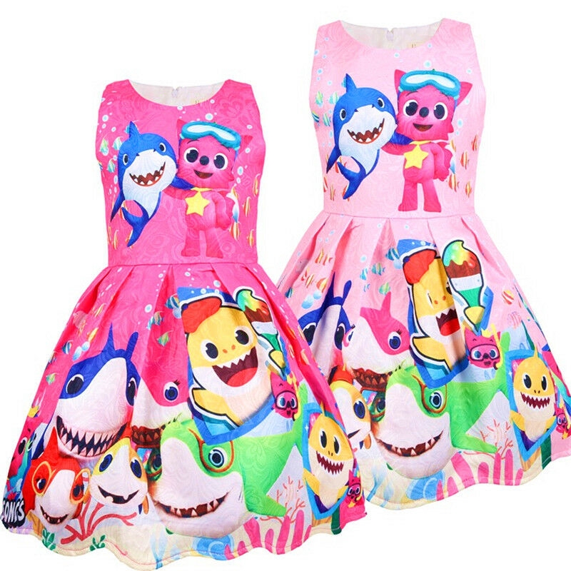 baby shark party dress