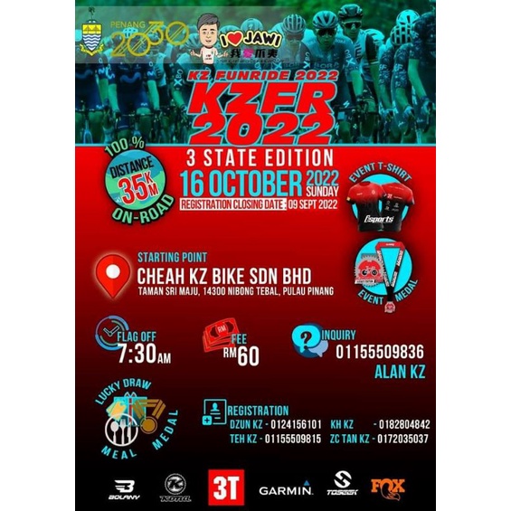 EVENT FUN RIDE IN PULAU PINANG NIBONG TEBAL