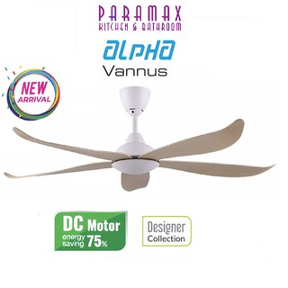 ALPHA VANNUS CEILING FAN LUNA 5B/56'' 5B/46'' 5B/40'' DC MOTOR | Shopee