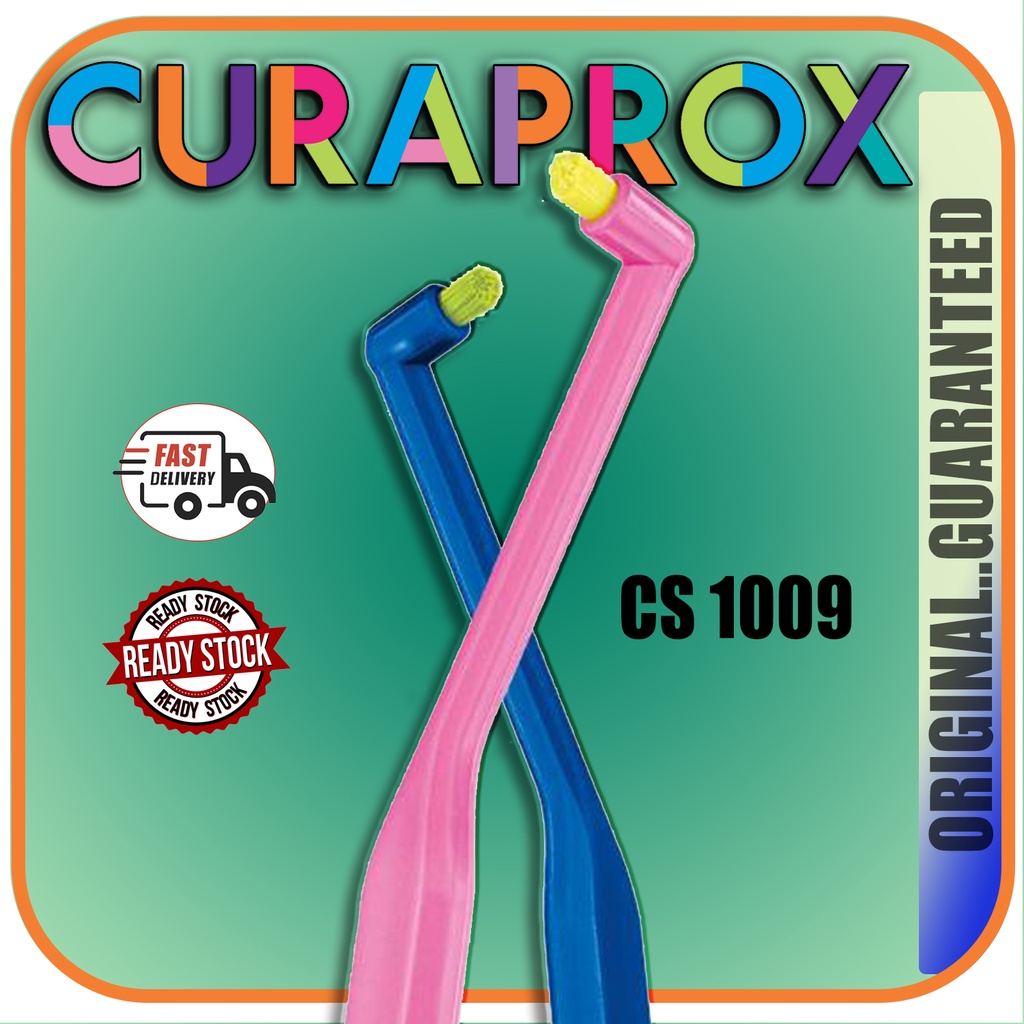 Curaprox CS 1009 single tuft toothbrush 9mm Toothbrush for braces and