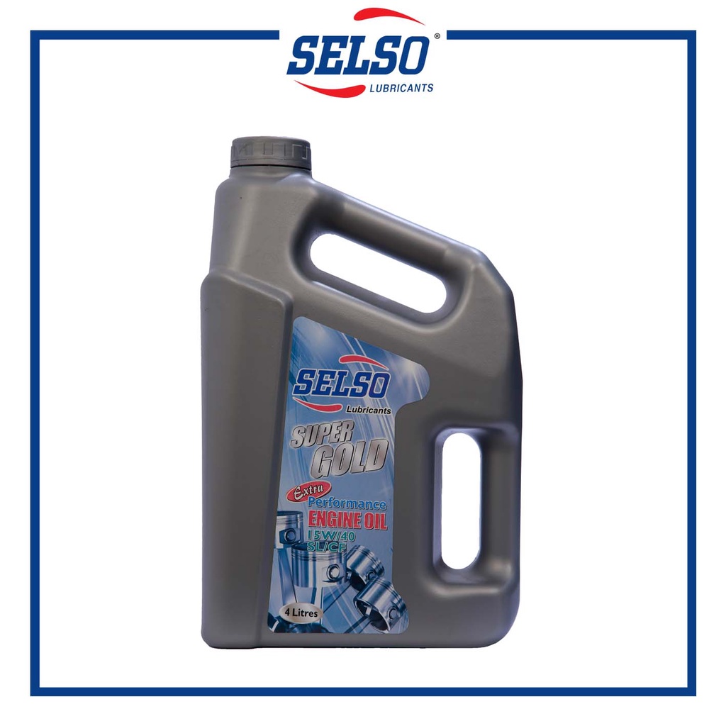 Selso 15w40 Engine Oil 4 0l Minyak Hitam