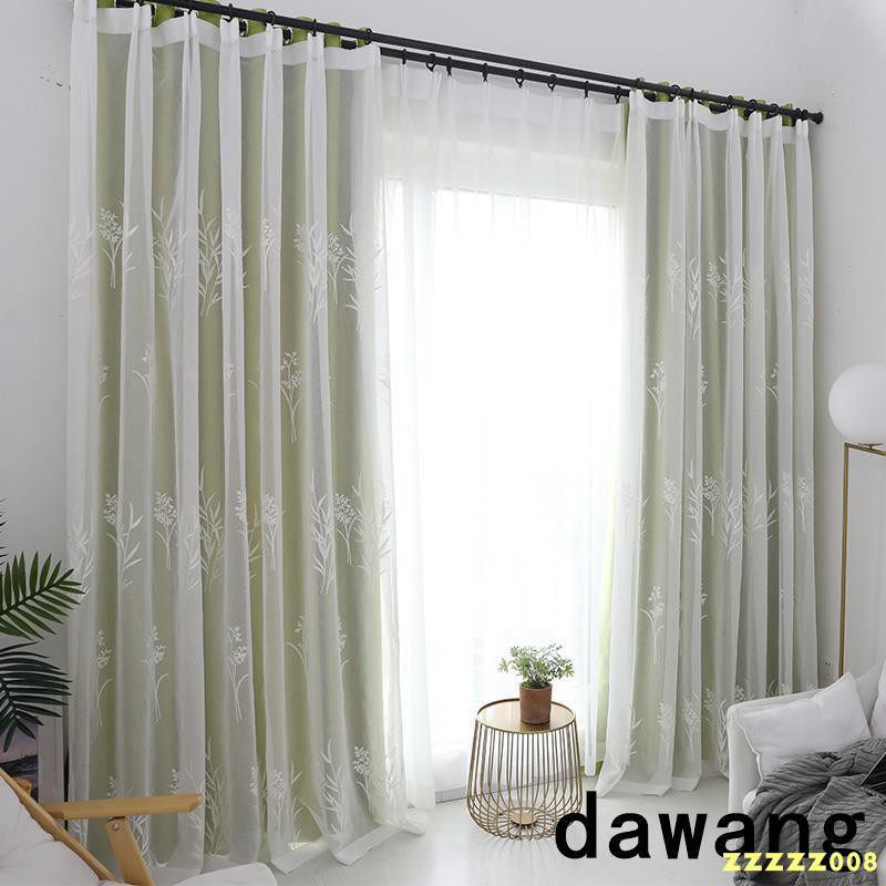 Curtain Double Curtains Shade Solid Color Curtain Curtain Bedroom