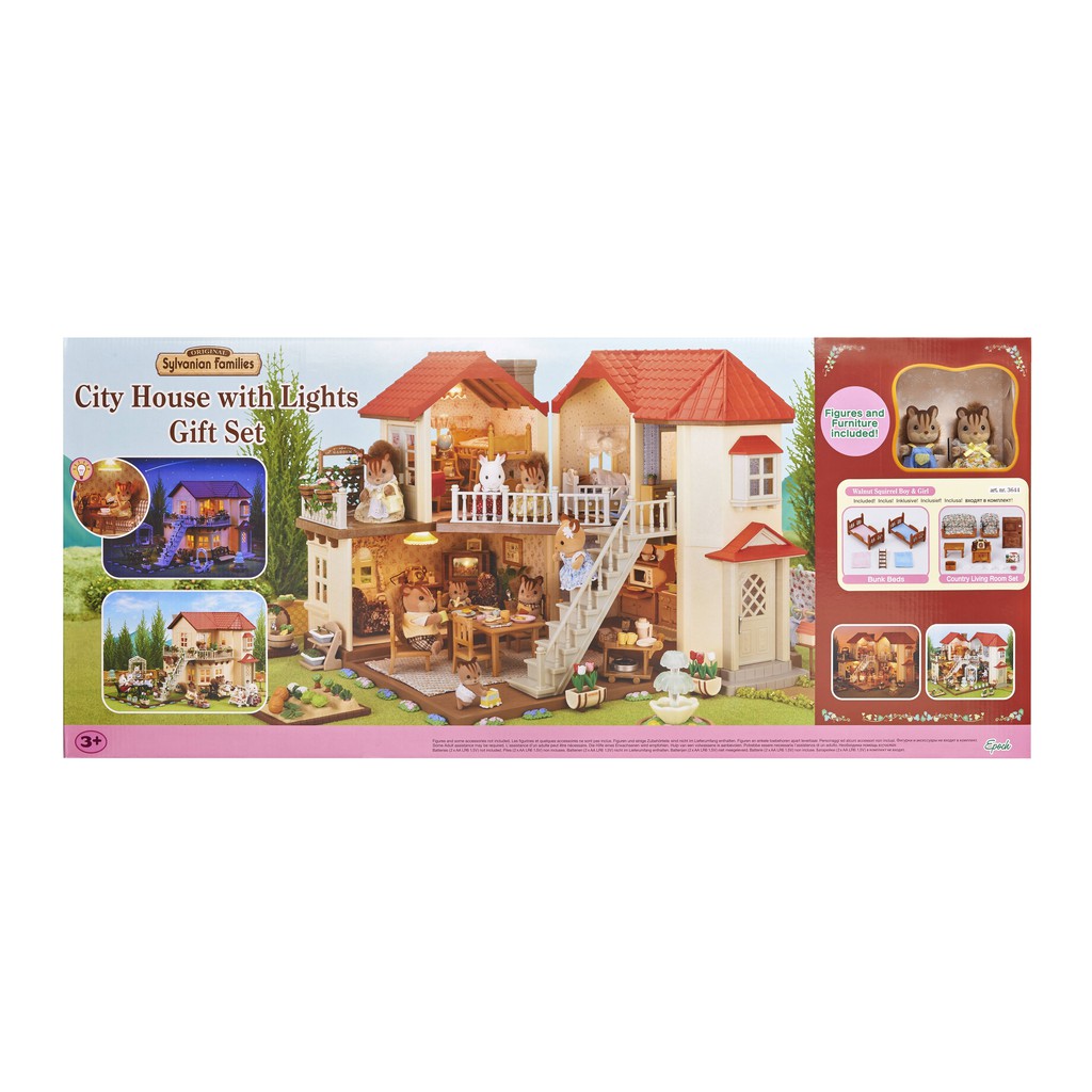 sylvanian families city house with lights