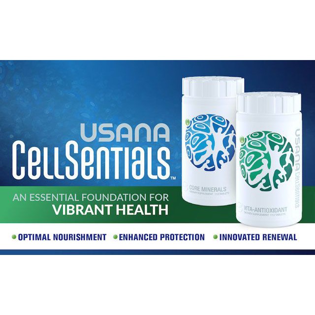 Usana Cellsentials (core minerals plus 112 tablets + vitaao 112