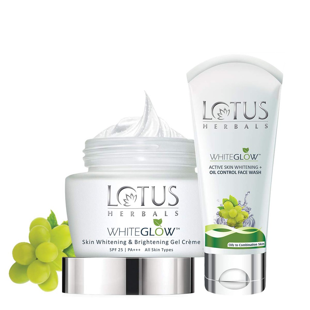 white glow face wash