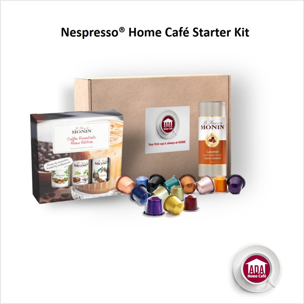 Nespresso® Home Café Starter Kit Starbucks nespresso coffee capsules