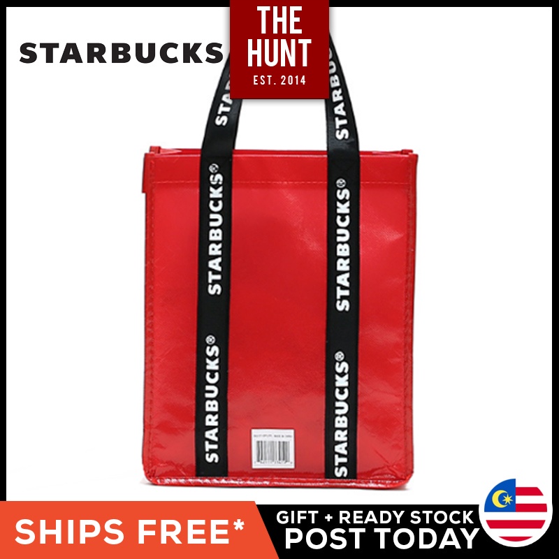 Ready StockSTARBUCKS Christmas Holidays Mini Reusable Bag Handbag Tote Shopping Gifts Hadiah Beg