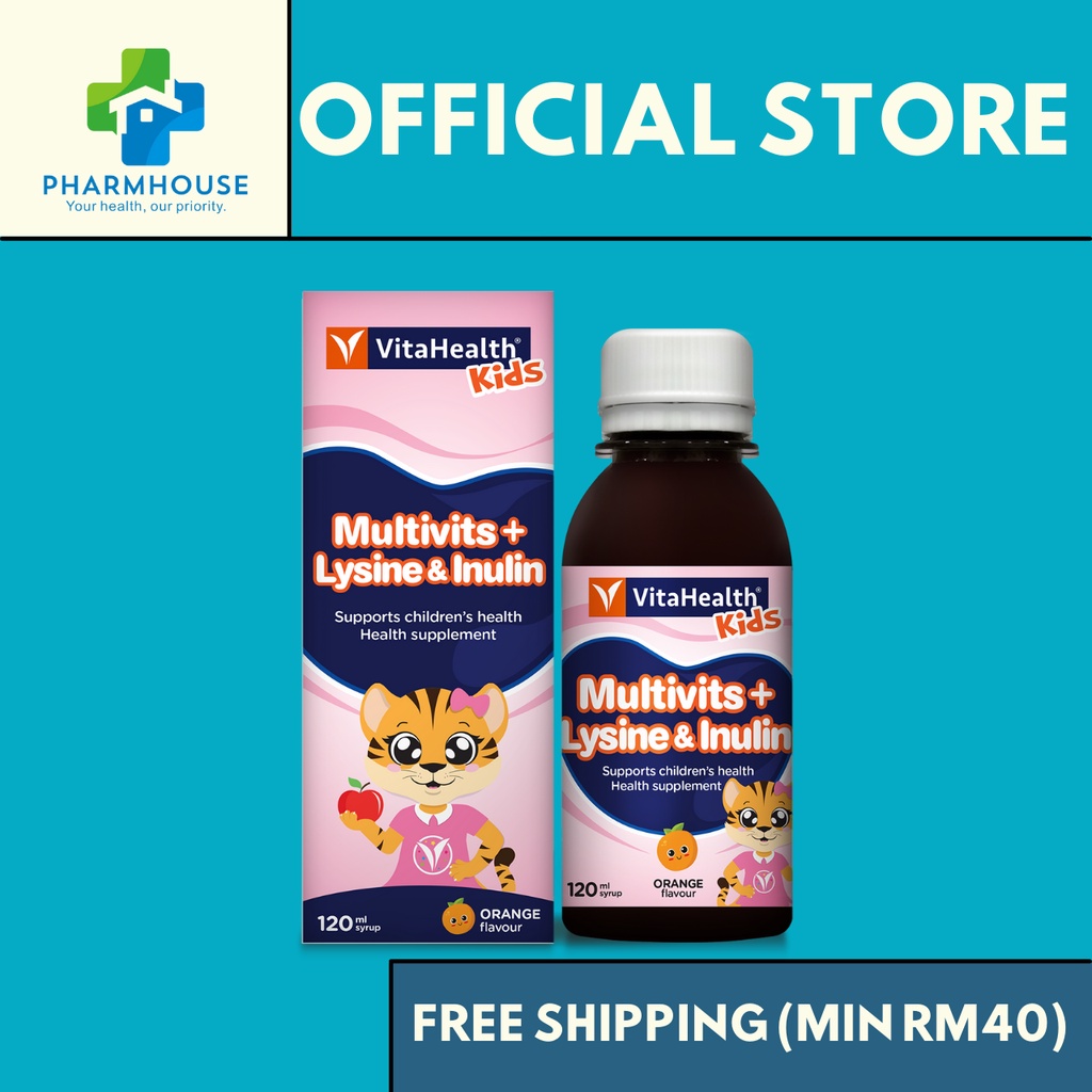 VitaHealth Kids Multivits + Lysine & Inulin 120ML | Shopee Malaysia