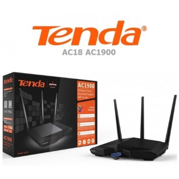 Tenda AC18 AC1900 Smart Dual-Band Gigabit Wifi Router | Shopee ...