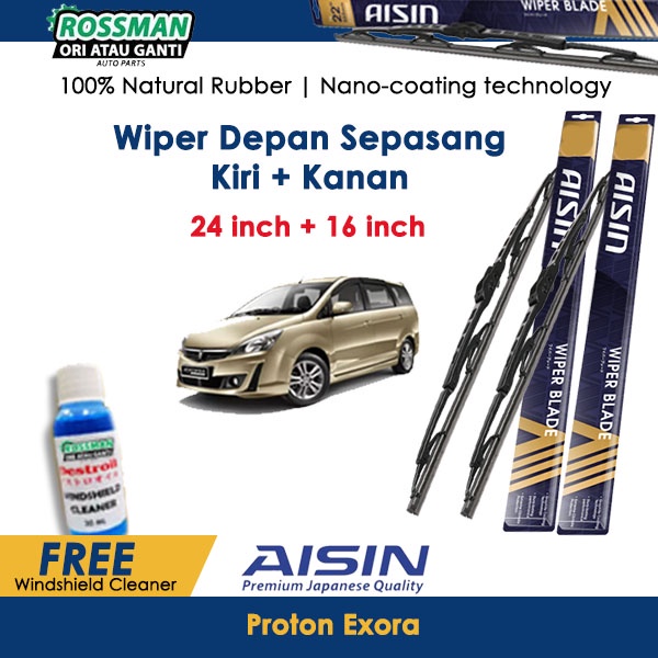 Aisin Wiper Set For Proton Exora Shopee Malaysia 0261