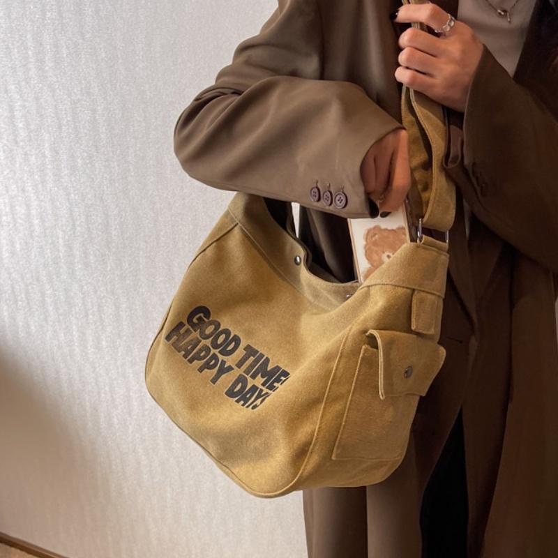 Ulzzang Korean Fashion Big Size Women Hobo Bag Shoulder Bag Messenger