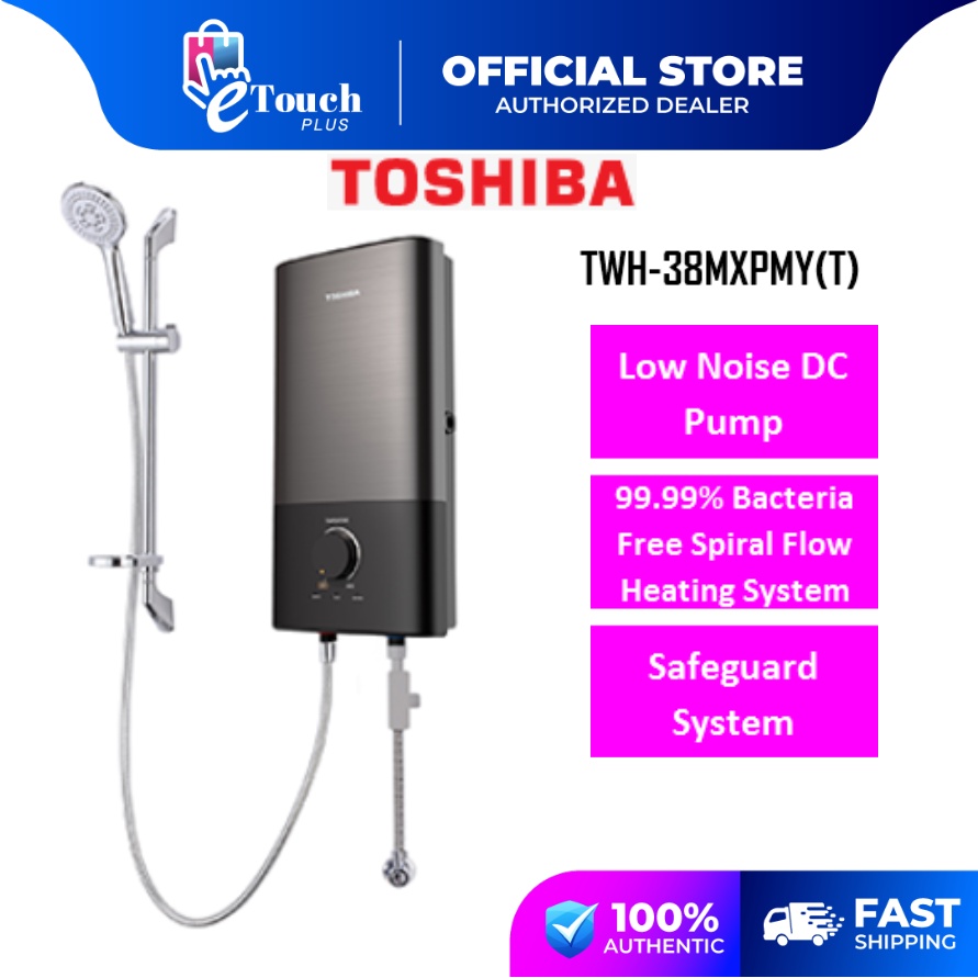 Toshiba Instant Electric Water Heater With DC Pump Low Noice TWH-38MXPMY(T)