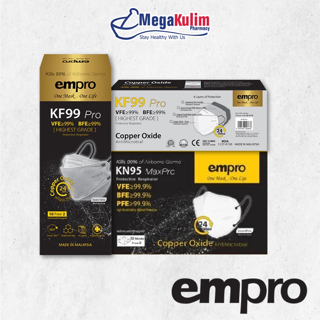 Empro KF99 KN95 Surgical Face Mask (Protective Respirator) Shopee