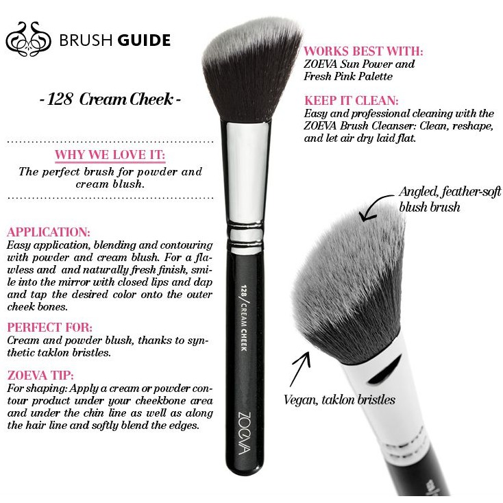 cream powder brush