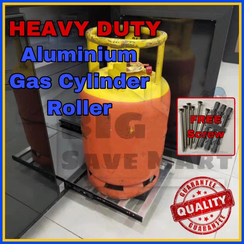 Gas Tank Cylinder Roller Slide/Kitchen Aluminium Gas Cylinder
